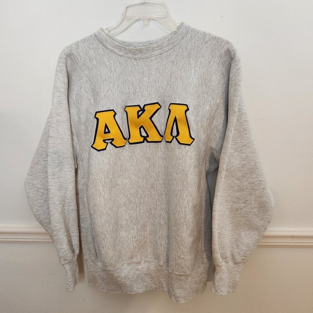 VTG Phi Kappa Lambda Champion Reverse Weave Sweatshirt XL Fraternity College USA